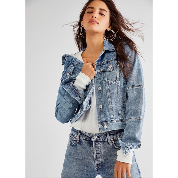 Free People- Rumors Denim Jacket (S)